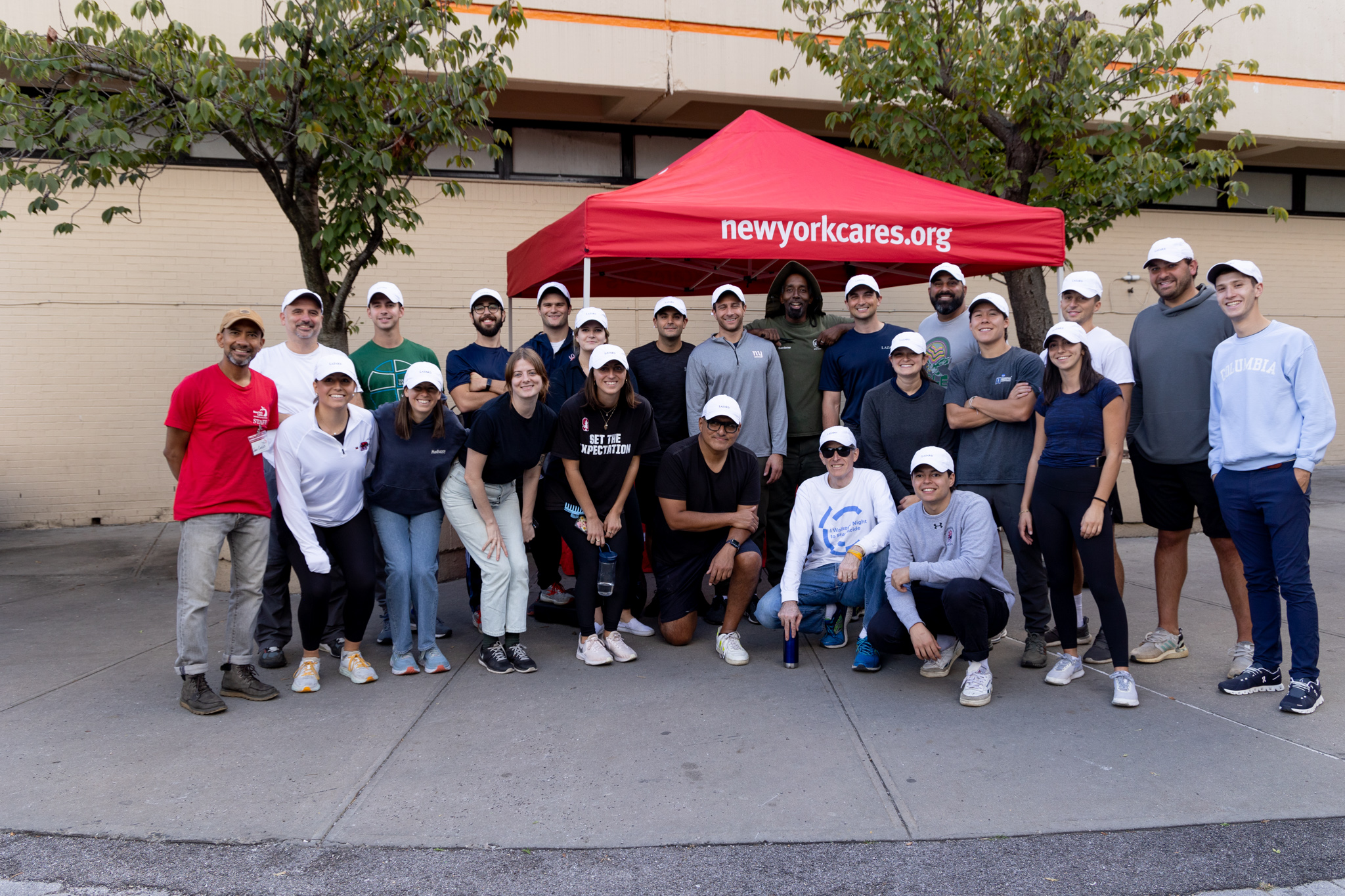 Group photo of Lazard Green members after event